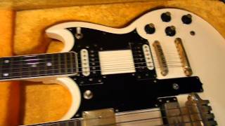 Video thumbnail for ibanez 2404 doubleneck guitar bass over six string electric pre-1976 pre-serial number by Earl Kayoss