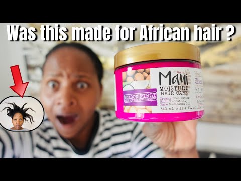 I tried Maui moisture hair care Heal & hydrate Shea...