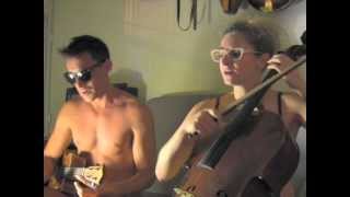 The Skivvies is comprised of Lauren Molina (Rock of Ages, Sweeney Todd, Candide) and Nick Cearley (All Shook Up, And Then I Wrote a Song About It). More covers and mash ups can be viewed here.