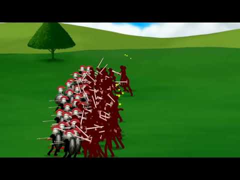 The True Stick War 2 300 Spartan VS 1000 Persians Fight