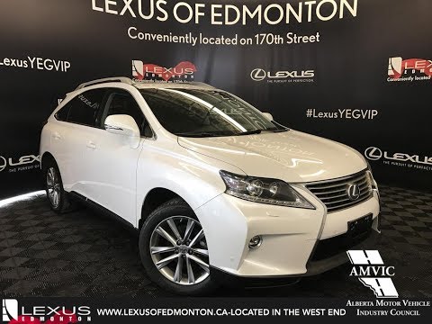 Lexus Certified Pre Owned White 2015 RX 350 Touring Package Review Calgary Alberta