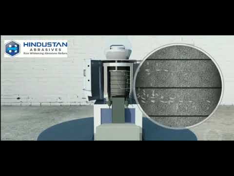 11 Rice whitening abrasive roller animated video