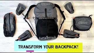 CUSTOMISE your Backpacking Bag! OMM 32 Ultralight Backpack Review!