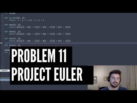 Project Euler Problem 11 Python Solution