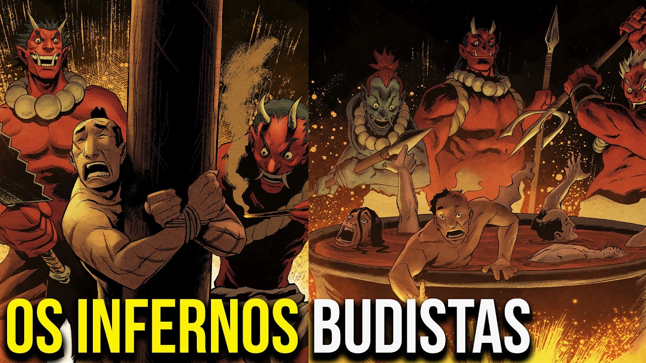 Os 8 BRUTAIS Reinos Infernais do Budismo