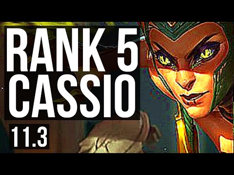 CASSIOPEIA vs VIEGO (MID) | Rank 5 Cassio, 13/3/10, Legendary | KR Challenger | v11.3