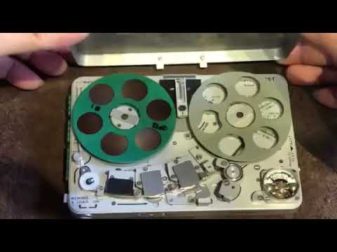 Nagra SNST tape recorder play.
