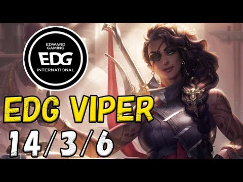 EDG Viper サミーラ(Samira) VS カイ＝サ(Kai'Sa) BOT ADC patch 12.18 KR RANK