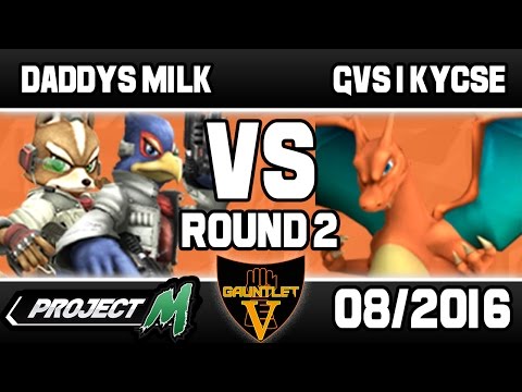 Daddy's Milk (Falco/Fox) VS GVS | Kycse (Charizard) | Gauntlet V Project M | Round 2