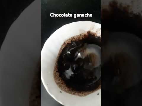 chocolate ganache without cream#perfect