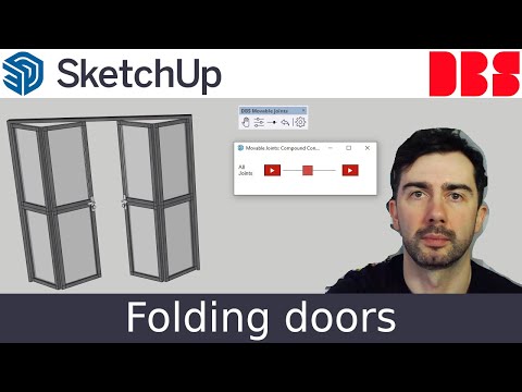 Animate folding doors in SketchUp