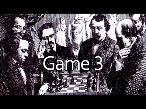 Morphy vs Anderssen game 3 / Unofficial chess champion match 1858