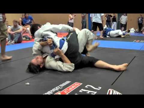 John Ramseier Grapple America 1st Match White/Blue Absolute - Drysdale Jiu Jitsu Austin, TX