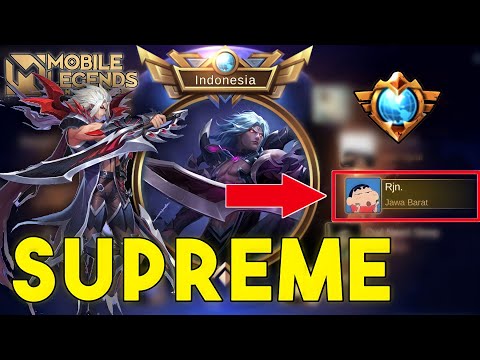 DETIK-DETIK MASUK SUPREME INDONESIA MARTIS! GAMEPLAY TOP GLOBAL MARTIS 3000 MATCH - Mobile Legends