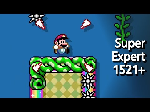 Super Expert Endless 1521+ Clears in Mario Maker 2