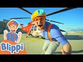 Blippi Explores A Firefighting Helicopter Educational Videos For Kids