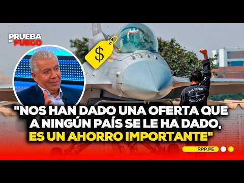 Compra de 24 unidades de F-16 se realizó a menor costo, señala Walter Astudillo #PDFRPP