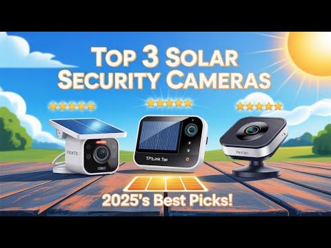 Top 3 Solar Security Cameras – 7500+ Amazon Reviews From  3 Different Brands
