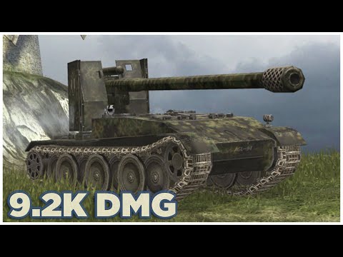 Grille 15 • 9.2K DMG • 4 KILLS • WoT Blitz