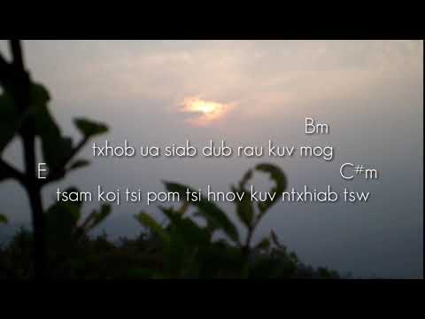 Vim Tseem Xav Hlub | Guitar Chords | By YA DEE AI