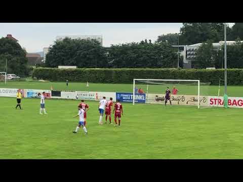 Elfmeter zum 2:0 von Dominic Rauscher gegen Amaliendorf