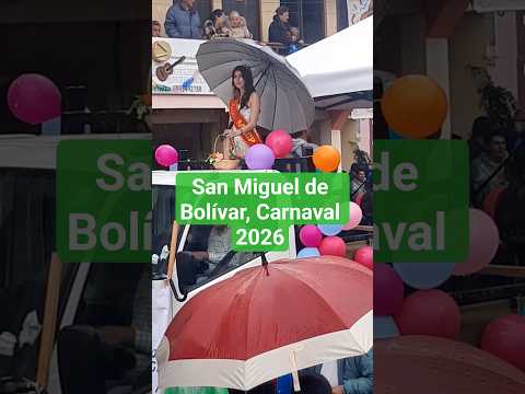 Así se celebra el carnaval en San Miguel de Bolívar 2026 | Archivo|  #baile #ecuador #carnaval
