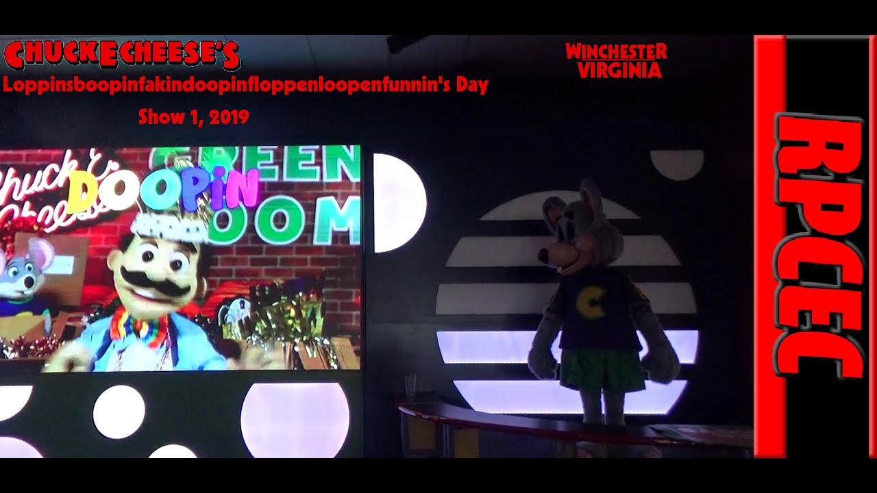 Chuck E Cheese - Funnin's Day - Winchester VA - Show 1, 2019