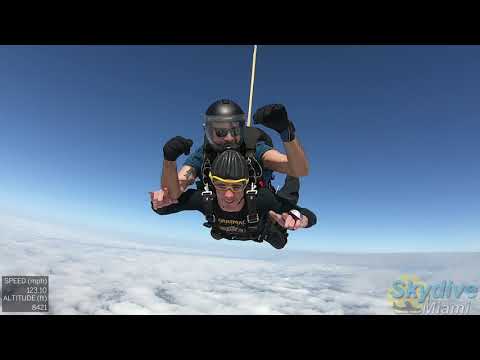 Dylan's wild jump at Skydive Miami (01-20-2020)