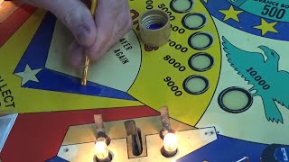 Wear All Over This Freedom Pinball Machine Playfield!