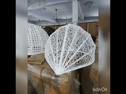 High back outdoor wicker chair, fixed arm
