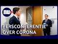 Bekijk hier de coronapersconferentie van Rutte en De Jonge | NU.nl