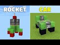 5 Vehicle Redstone Builds in Minecraft Bedrock! (Plane,Car)
