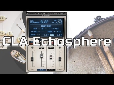 Finally a beautiful plugin by Waves! CLA Echosphere on guitar and drums