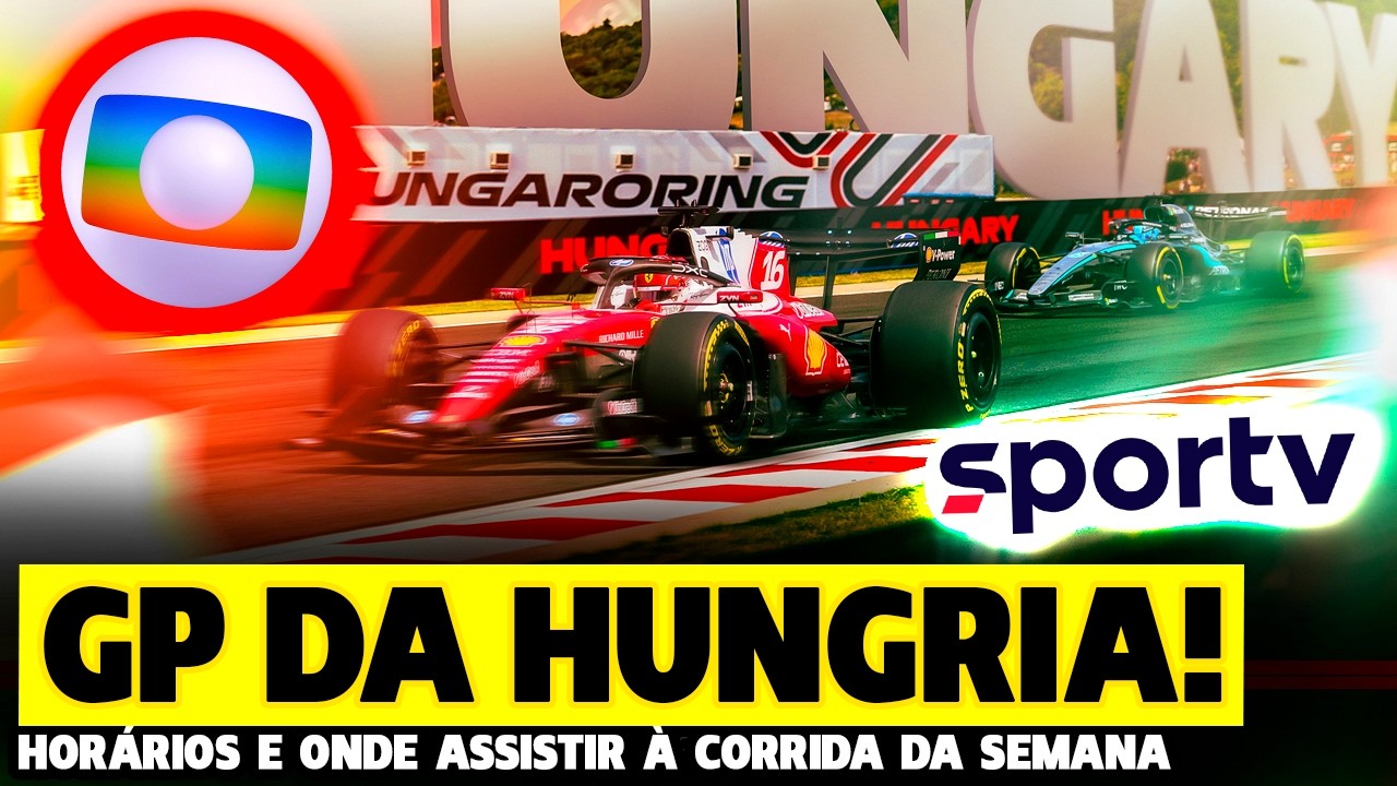 🚨RACEWEEK! VEJA OS HORÁRIOS E ONDE ASSISTIR AO GP DA HUNGRIA DE FÓRMULA 1
