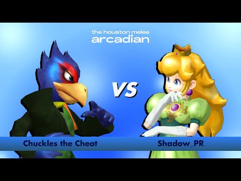 Houston Melee Arcadian 2025 - Chuckles the Cheat (Falco) vs Shadow_PR (Peach) | Melee Winners Finals