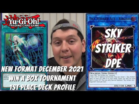 Yugioh New Format December 2021 Win A Box 1st Place Deck Profile - Sky Striker DPE - Ernest Oliphant