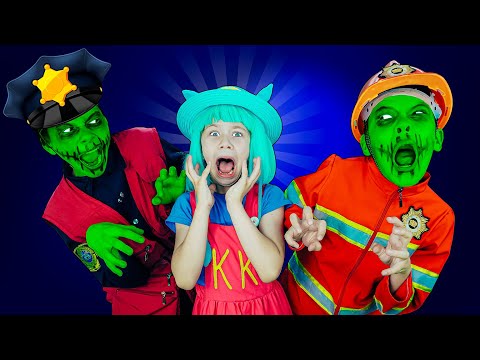 A Zombie Is Coming Song + A Zombie Epidemic Song | Tutti Frutti Nursery Rhymes & Kids Songs