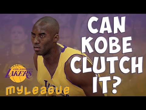 NBA 2K15 MyLeague Mode Ep.30 - Kobe steps up! Can Kobe Clutch it? featuring Anthony Davis