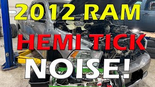 2012 RAM 5.7 HEMI Tick noise, Check Engine light on, cylinder 5 misfire, DTC P0305