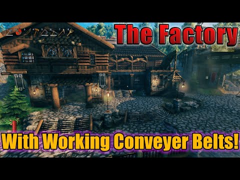 Valheim - The Factory (with working conveyor belts!)