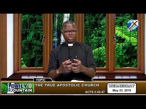 DAILY FOUNTAIN OF MAY 23, 2018 - REV'D CANON BOLA OGUNYANNWO