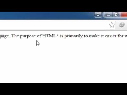 14 How to Create Plain Text Web Page in HTML 5 Hindi