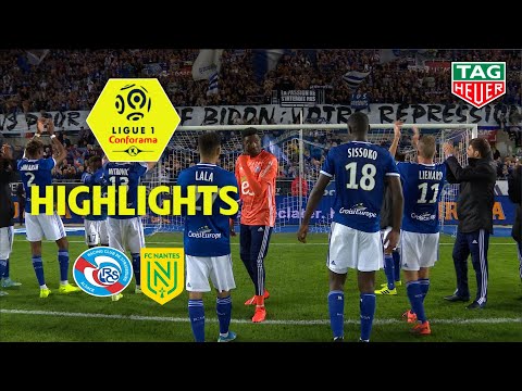 RC Strasbourg Alsace - FC Nantes ( 2-1 ) - Highlights - (RCSA - FCN) / 2019-20