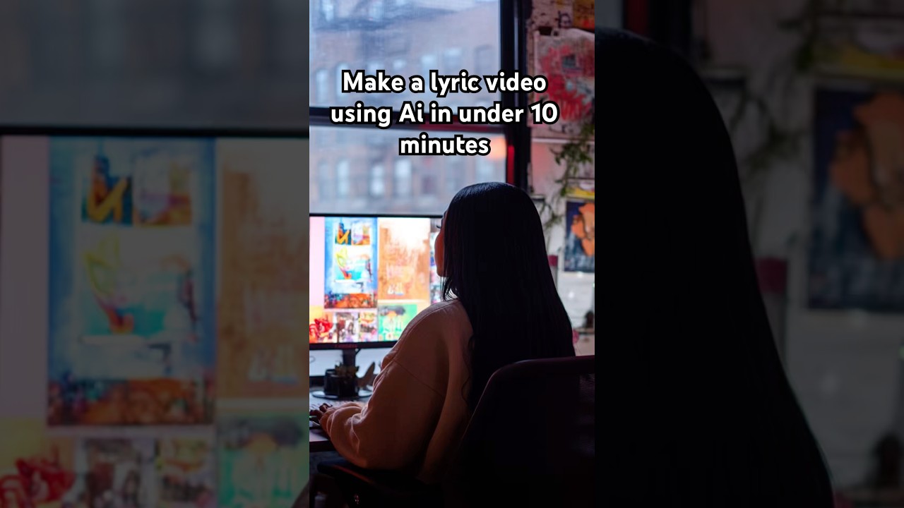 ￼ Make a lyric video using AI in under 10 minutes ￼