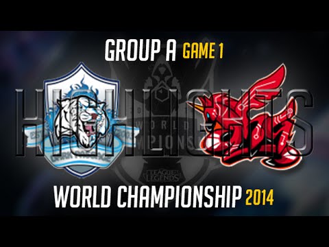 Dark Passage vs Ahq e Sports Club Highlights S4 Worlds | DP vs AHQ LoL S4 World Championship 2014 G1