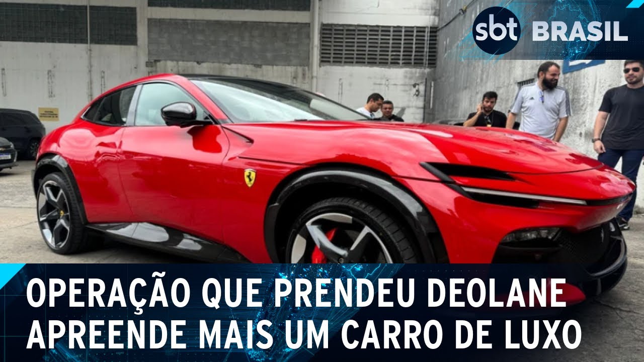 Ferrari de R$ 7 milhões é apreendida em operação que prendeu Deolane Bezerra | SBT Brasil (06/09/24)