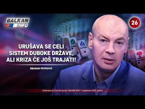 INTERVJU: Dragan Petrović - Urušava se sistem duboke države, ali kriza će još trajati! (28.9.2022)