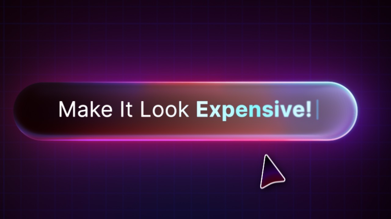 Create This Glowing Glass UI Search Effect | After Effects Tutorial