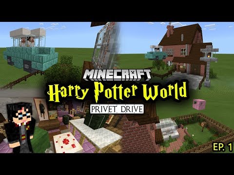 Building a Harry Potter Minecraft World -  Ep. 1 (Privet Drive)