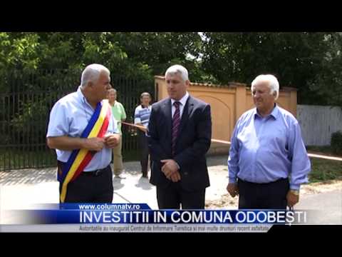 Investitii in comuna Odobesti - www.columnatv.ro